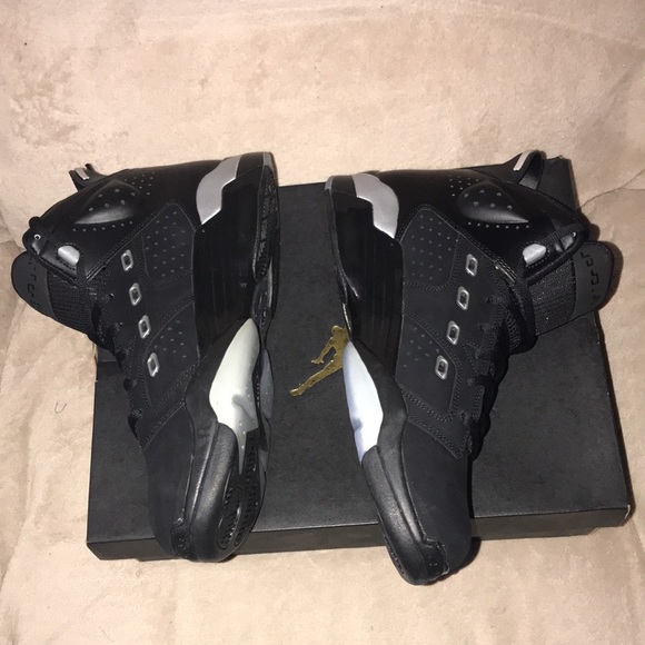 Nike air Jumpman Jordan 6-17-23 black/black metallic silver size 12 New in box - Picture 6 of 15